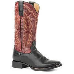 Women's Stetson Jessica Leather Boots Handcrafted Black