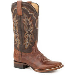 Women's Stetson Jessica Leather Boots Handcrafted Brown