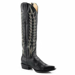 Women's Stetson Talia Teju Boots Handcrafted Black