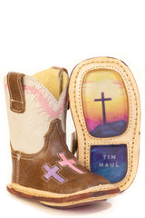 Baby Tin Haul Holy Soles Boots With Let Their Be Light Sole Handmade Brown