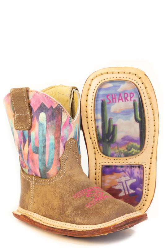 Baby Tin Haul Cactita Boots With Born To Be Sharp Sole Handmade Brown