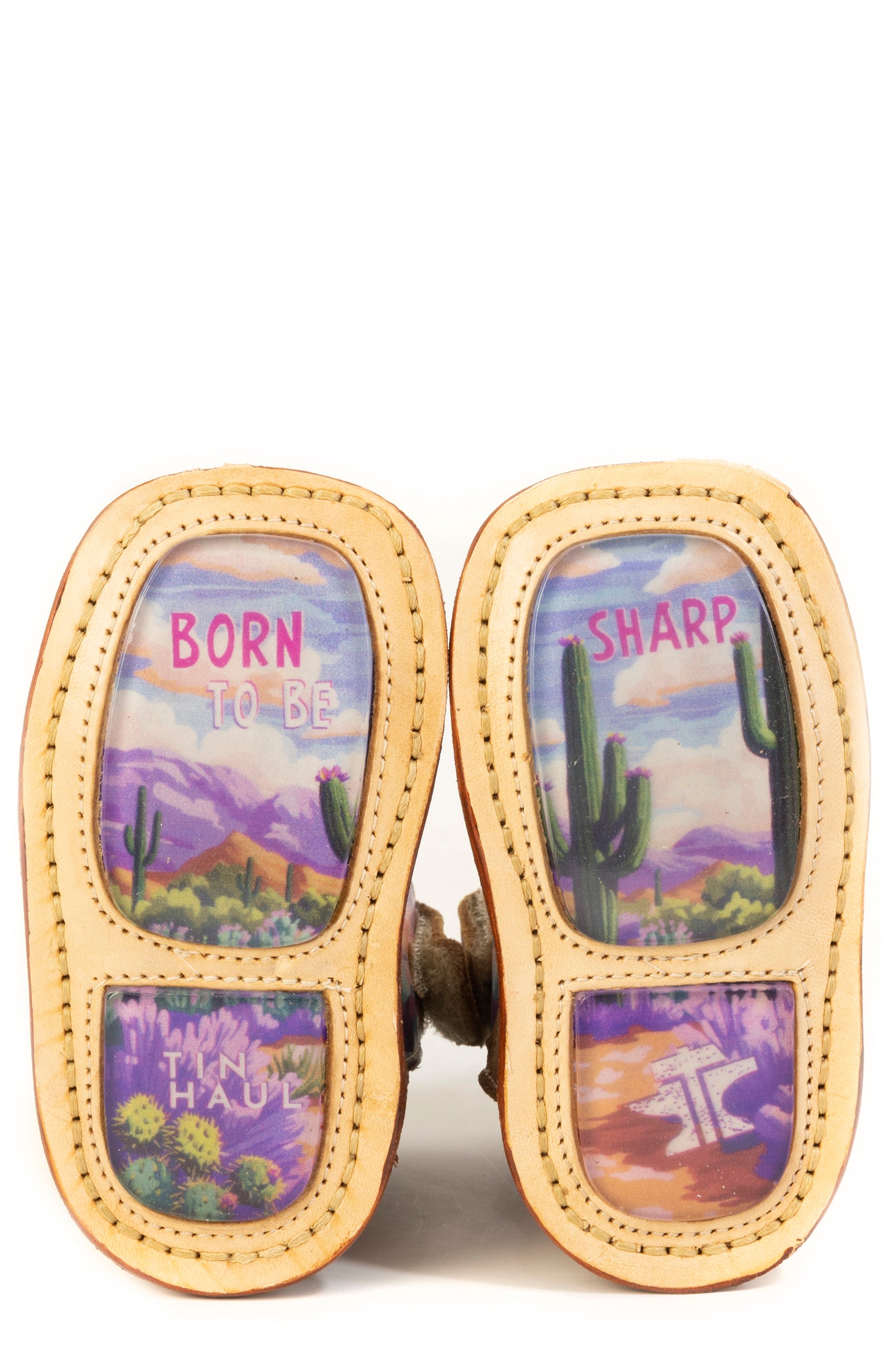 Baby Tin Haul Cactita Boots With Born To Be Sharp Sole Handmade Brown