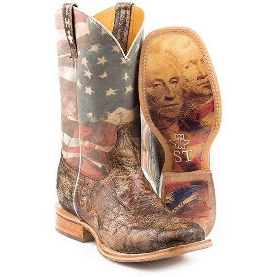 Tin Haul Land Of The Free Stiefel für Herren mit Presidential-Sohle, handgefertigt, Braun