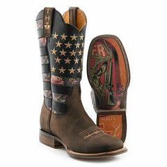 Men's Tin Haul Open Season Boots with Deer Hunter Sole Handcrafted Brown