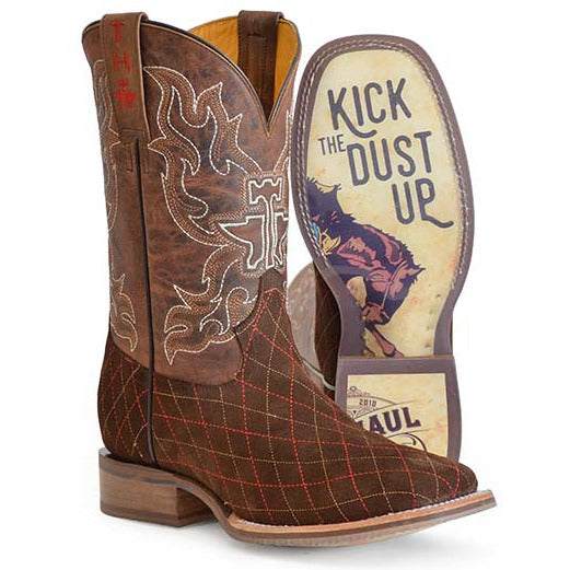 Herren Tin Haul Asphalt Cracks Stiefel Kick Up The Dust Sohle Handgefertigt Tan