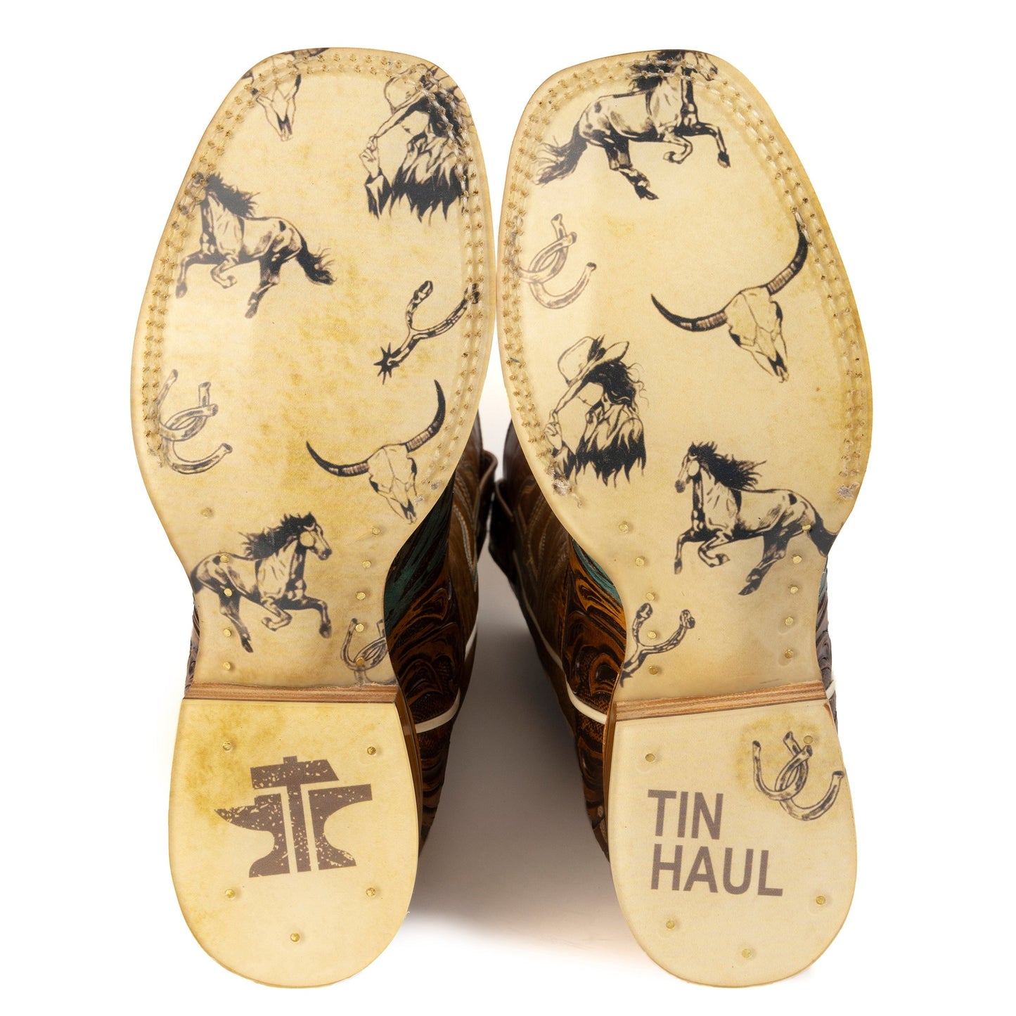 Women's Tin Haul Painted Desert Dream Boots With Desert Mirage Sole Handmade Brown
