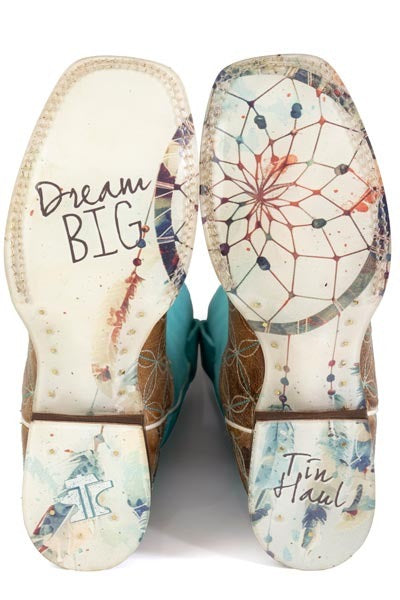 Botas Dream Weaver para mujer Tin Haul con suela Dreamcatcher hechas a mano