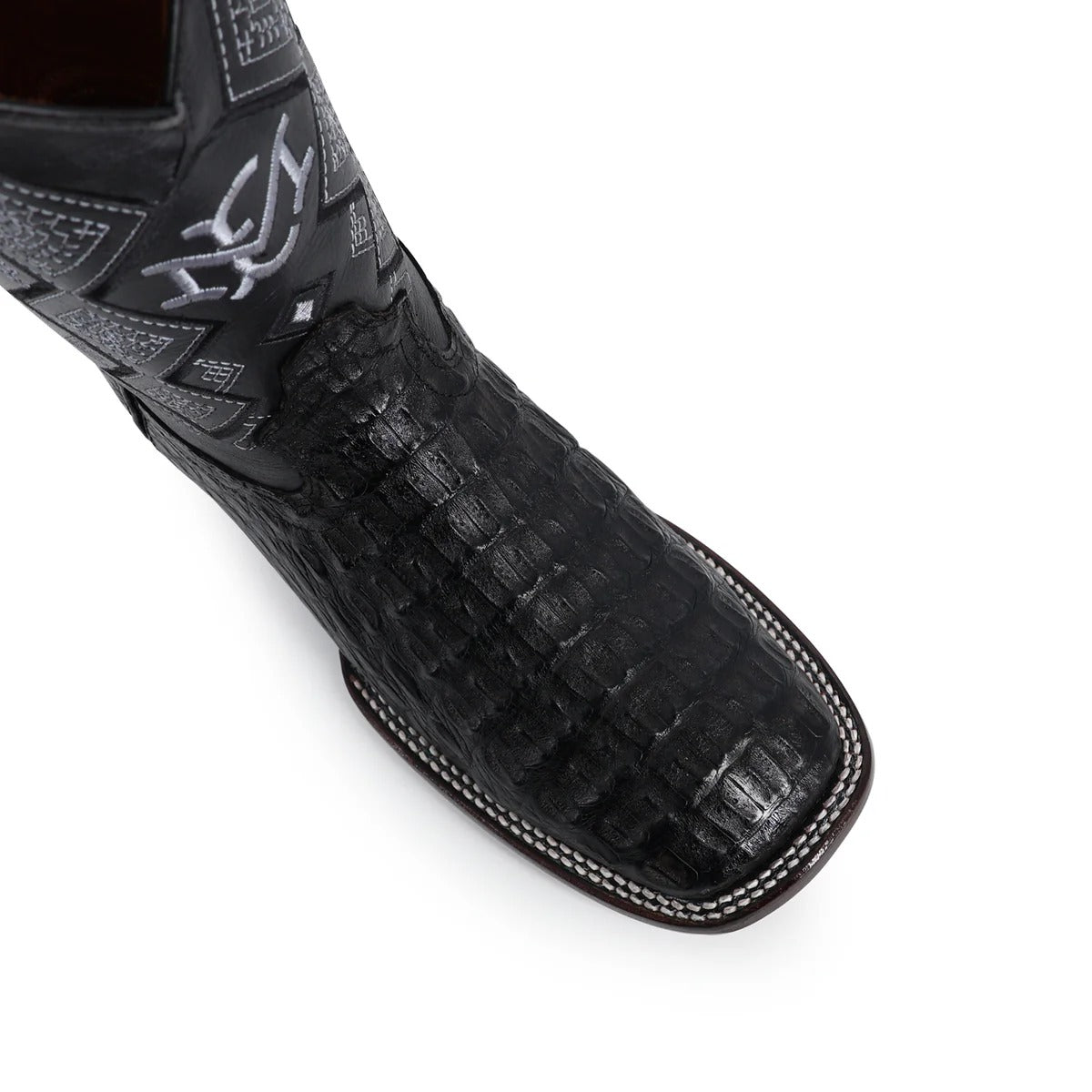 Men's El Malcreado Caiman Hornback Exotic Boots Handmade