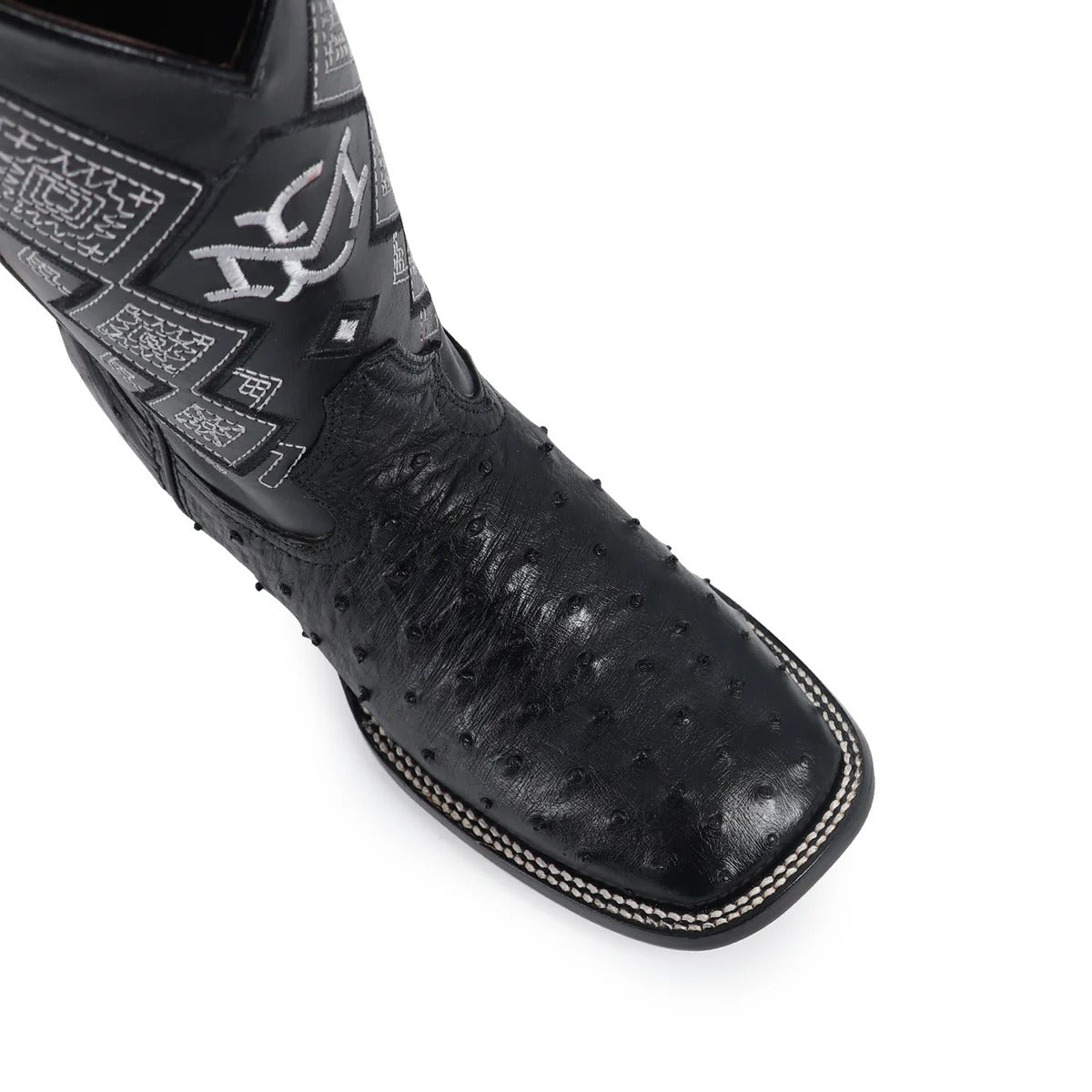 Men's El Malcreado Full Quill Ostrich Exotic Boots Handmade