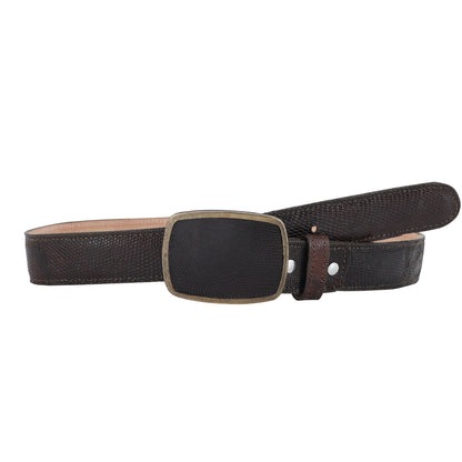 El Malcreado Genuine Lizard Belt 1.5" Handmade
