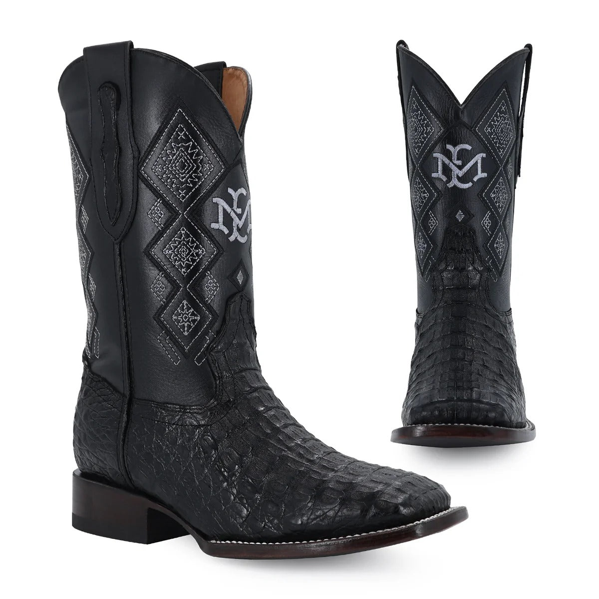 Men's El Malcreado Caiman Hornback Exotic Boots Handmade