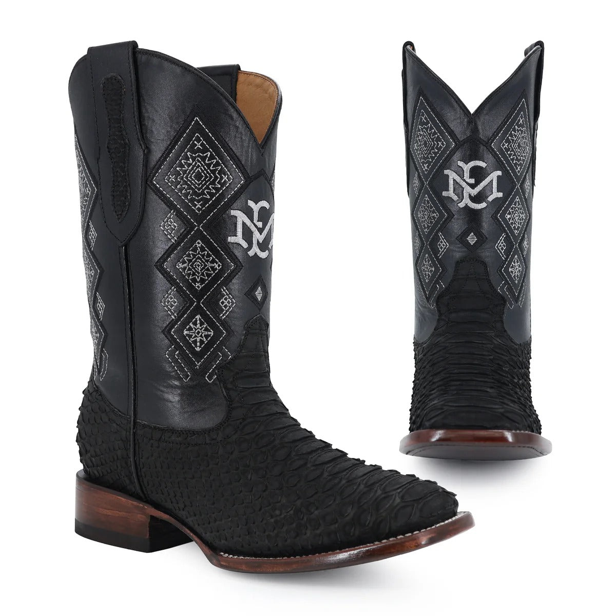 Men's El Malcreado Python Exotic Boots Handmade