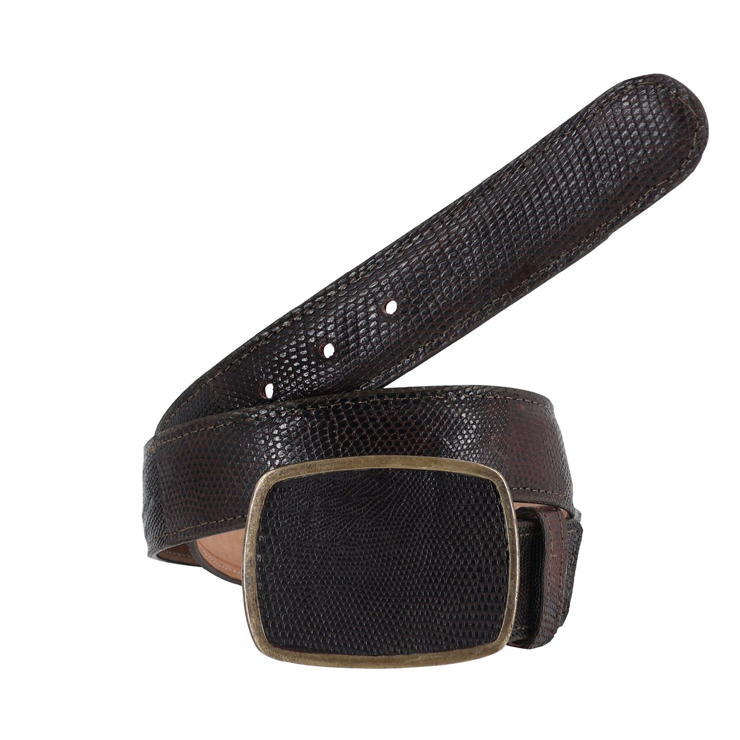 El Malcreado Genuine Lizard Belt 1.5" Handmade