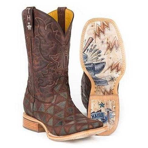 Men's Tin Haul Triangles With Anvil Of Power Sole Handcrafted Brown