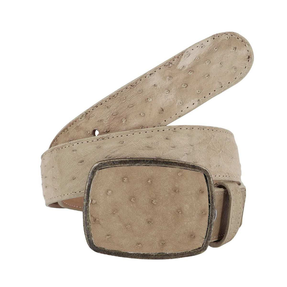El Malcreado Oryx Genuine Ostrich Belt 1.5" Handmade