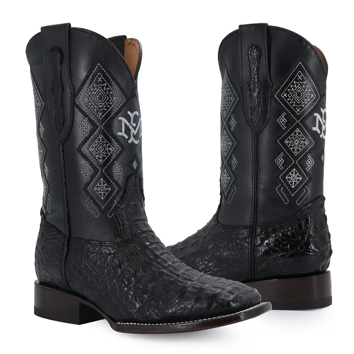 Men's El Malcreado Caiman Hornback Exotic Boots Handmade