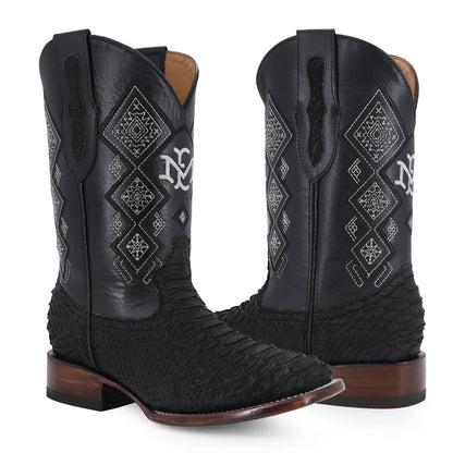 Men's El Malcreado Python Exotic Boots Handmade