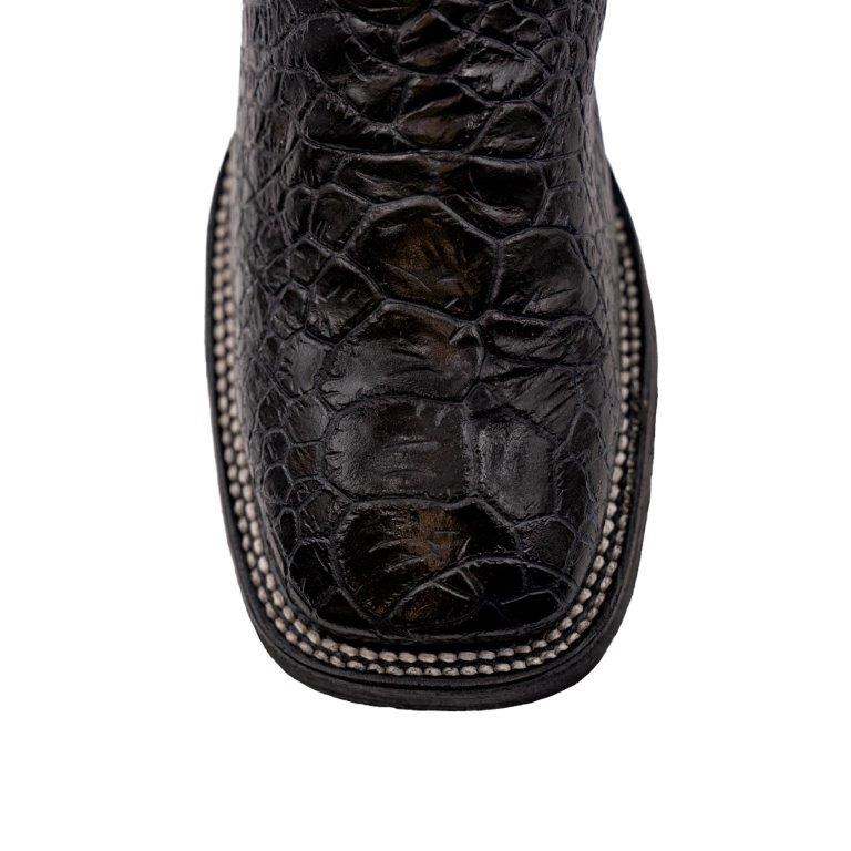 Men's Ferrini Kai Sea Turtle PRINT Boots Handcrafted Black