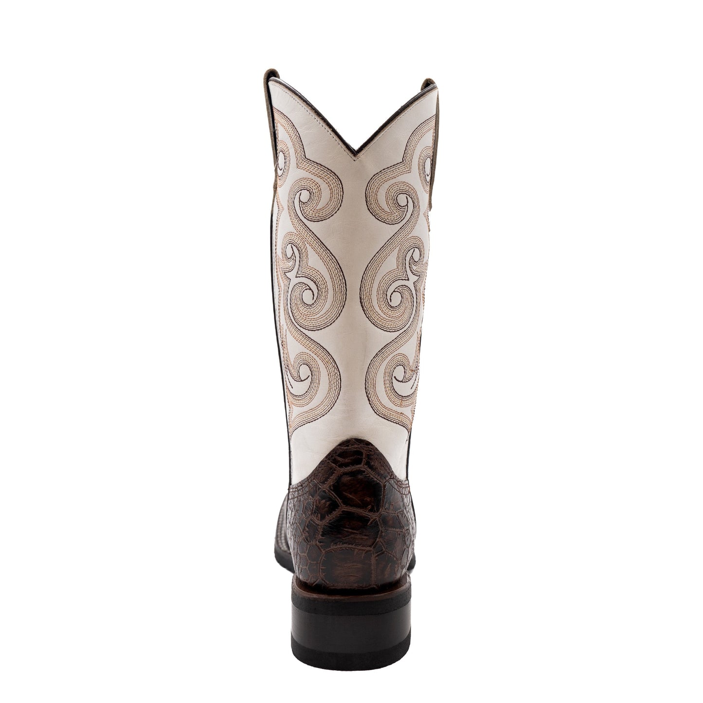 Men's Ferrini Kai Sea Turtle PRINT Boots Handcrafted Chocolate