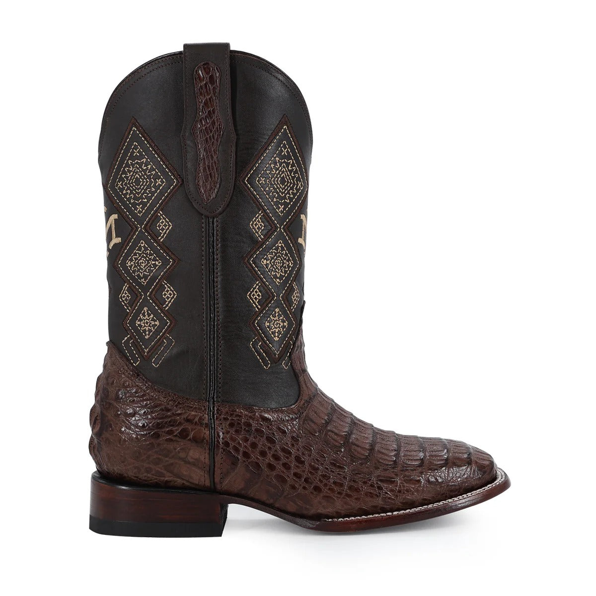 Men's El Malcreado Caiman Hornback Exotic Boots Handmade