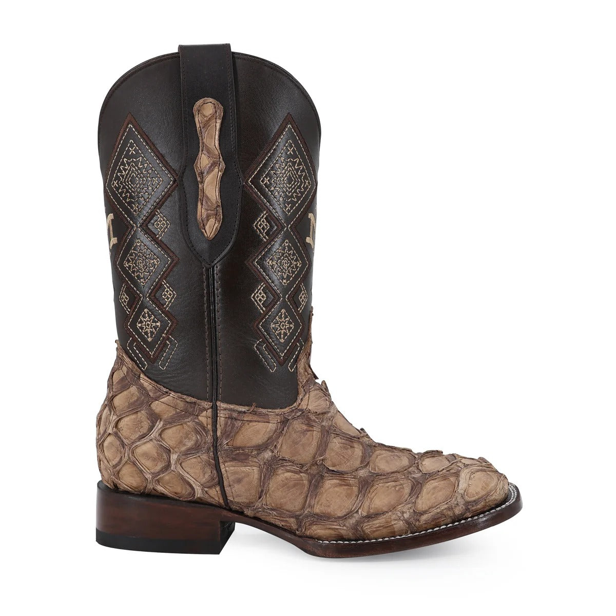 Men's El Malcreado Pirarucu Fish Exotic Boots Handmade