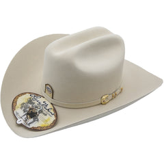 500x Larry Mahan Superior Fur Felt Cowboy Hat Silver Belly