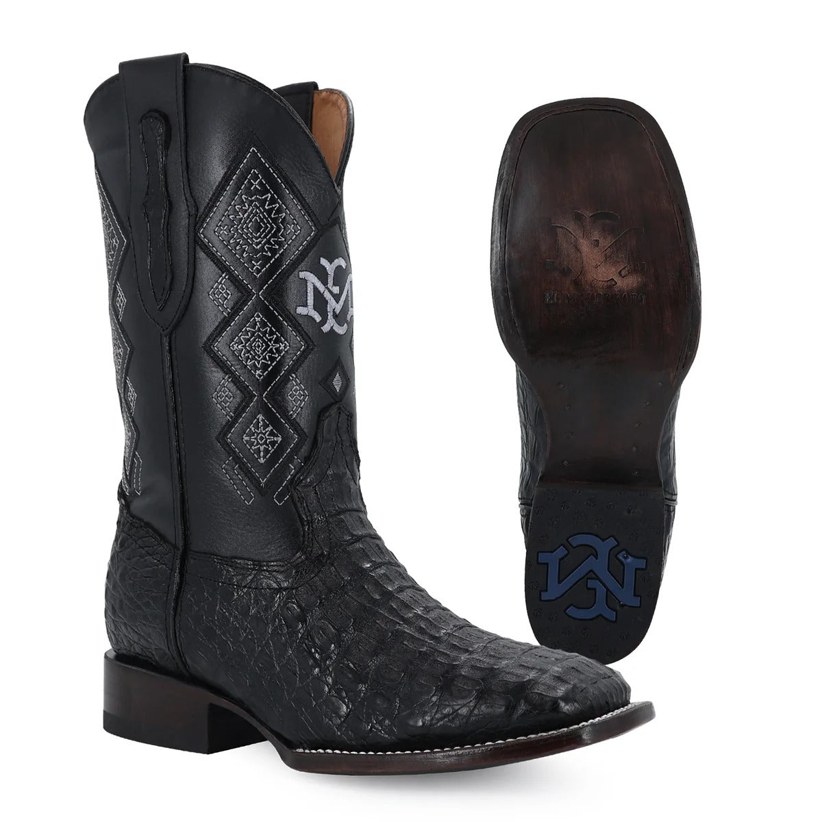 Men's El Malcreado Caiman Hornback Exotic Boots Handmade