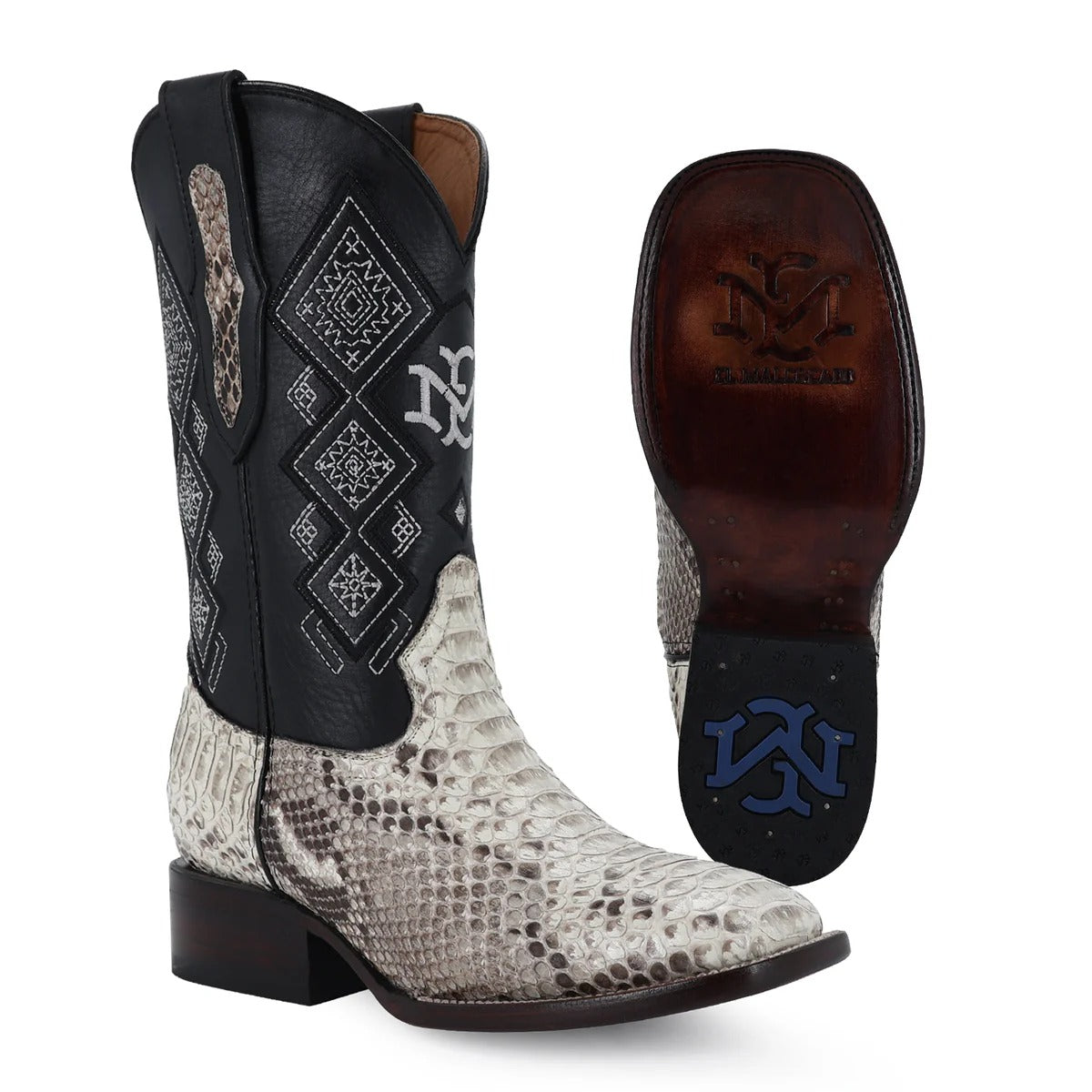 Men's El Malcreado Python Exotic Boots Handmade