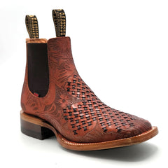 Men's Besserro Botines Charro Botin Boots Handmade Genuine Leather