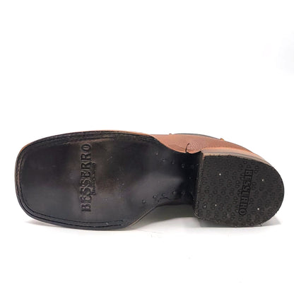 Herren Besserro Botines Charro Botin Stiefel Handgefertigtes Echtleder