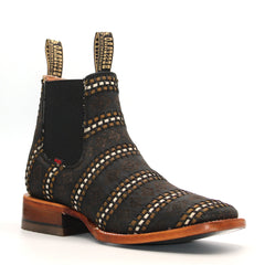 Men's Besserro Botines Charro Botin Boots Handmade Genuine Leather