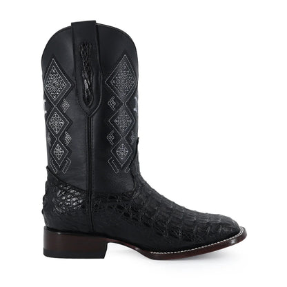 Men's El Malcreado Caiman Hornback Exotic Boots Handmade
