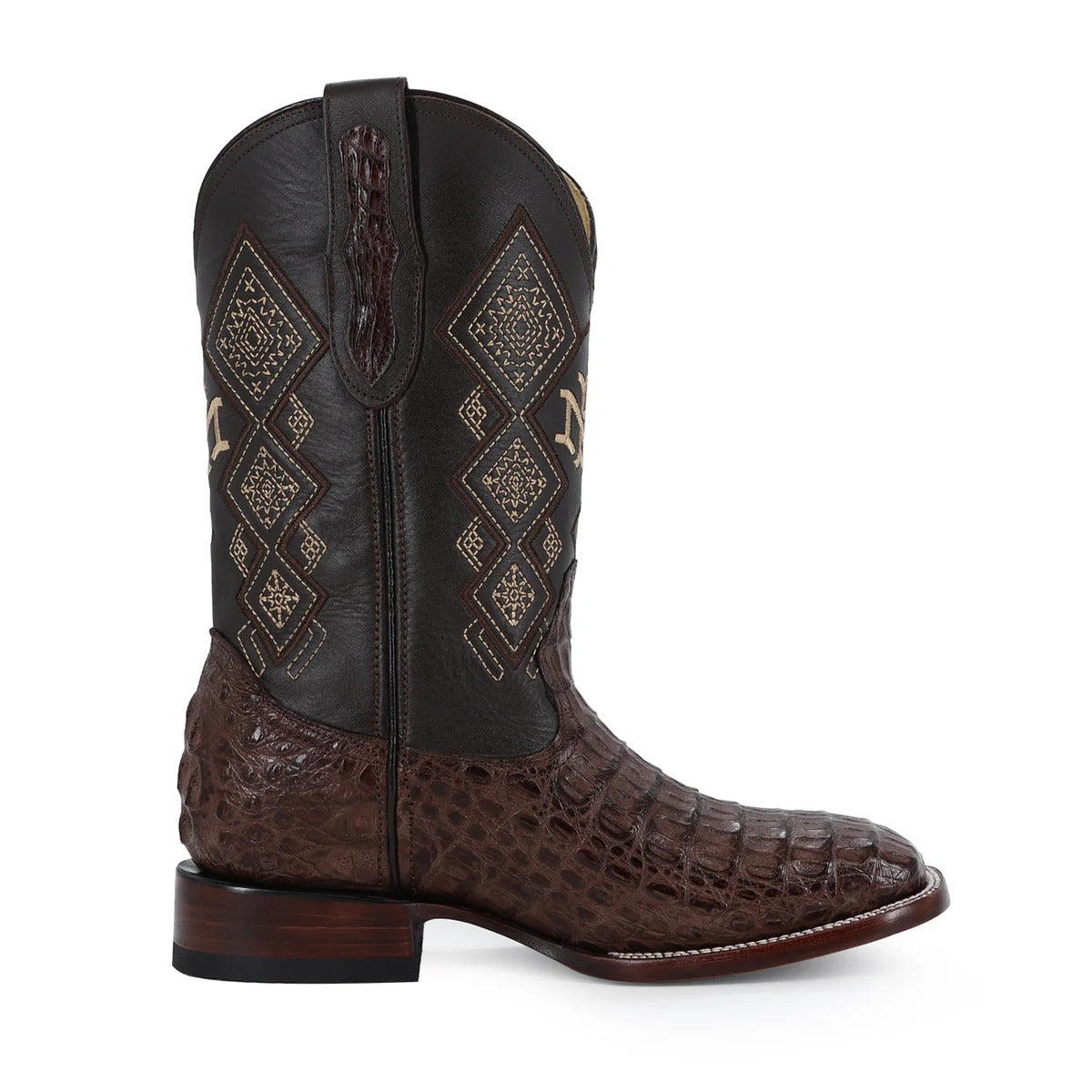 Men's El Malcreado Caiman Hornback Exotic Boots Handmade