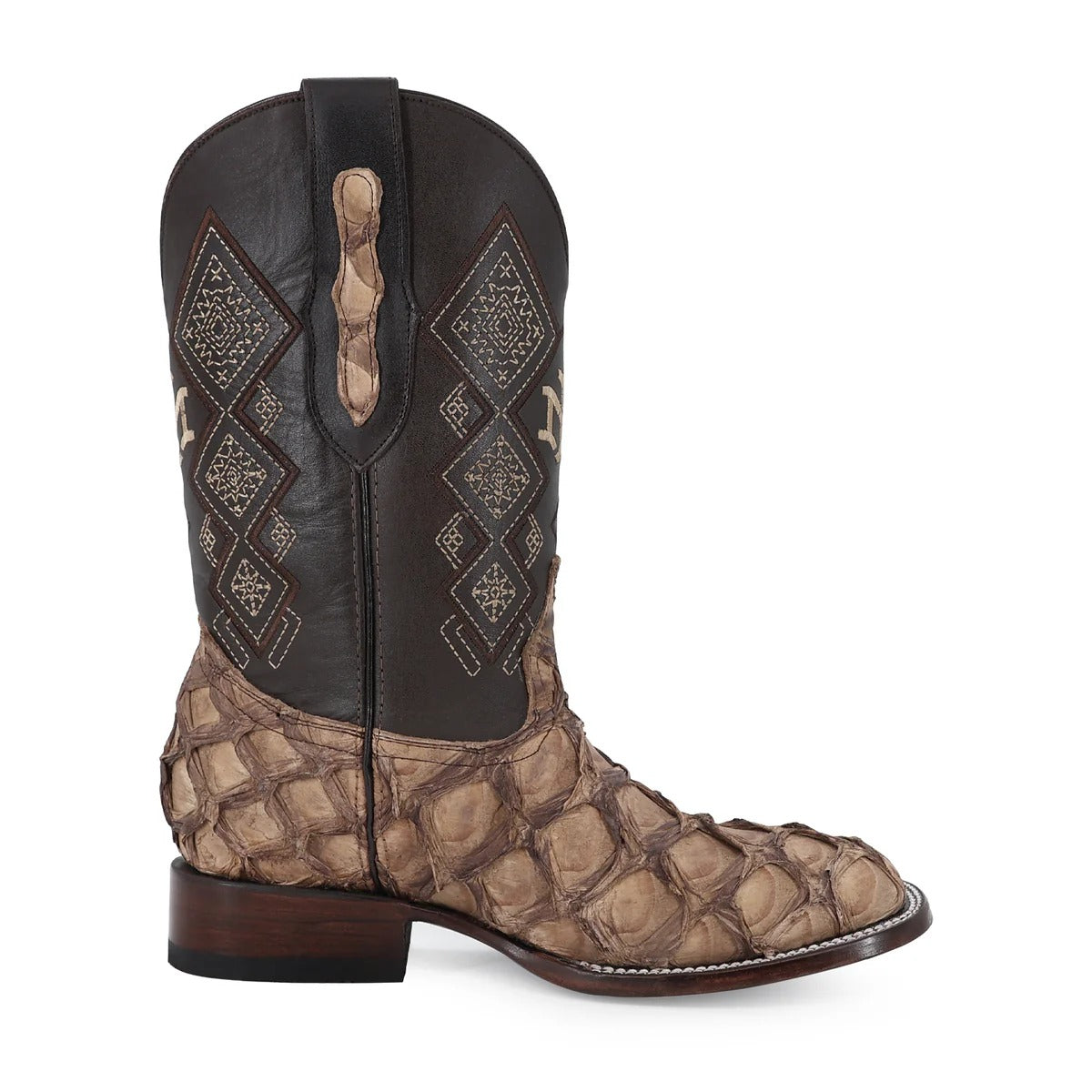 Men's El Malcreado Pirarucu Fish Exotic Boots Handmade