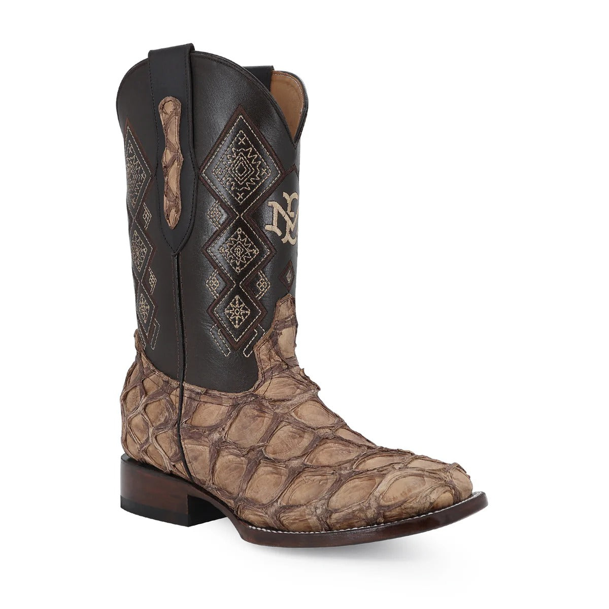 Men's El Malcreado Pirarucu Fish Exotic Boots Handmade