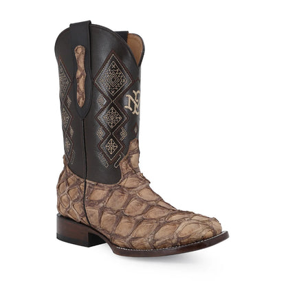 Men's El Malcreado Pirarucu Fish Exotic Boots Handmade
