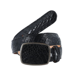El Malcreado Brown Genuine Caiman Belt 1.5