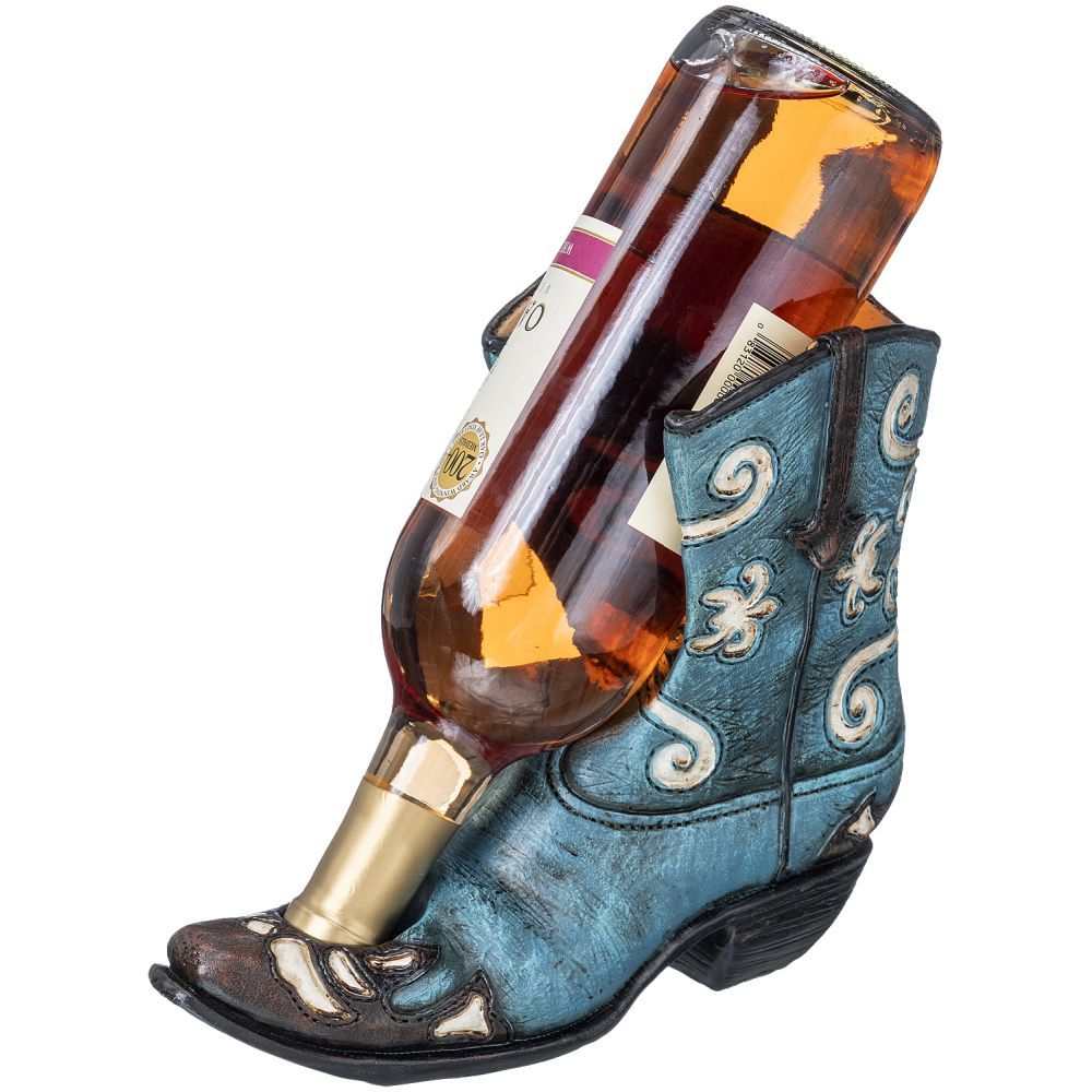 Weinflaschenhalter in Stiefelform