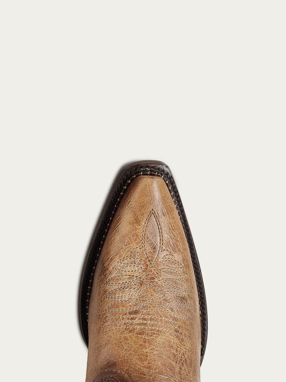 Women's Corral Sand Genuine Leather Boots with Embroidery & Metallic Welt Tall Top