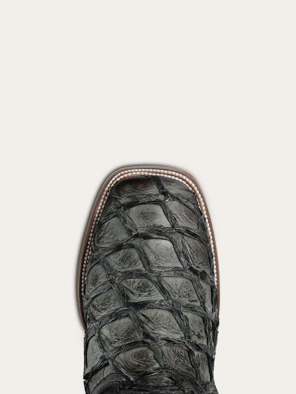 Men's Corral Green Genuine Pirarucu Fish Boots with Embroidery
