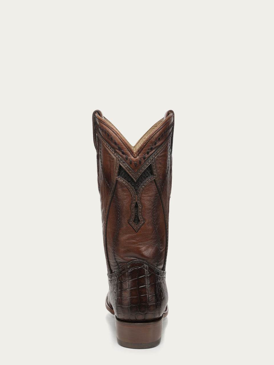 Men's Corral Honey Genuine American Alligator Boots with Inlay & Embroidery & Woven
