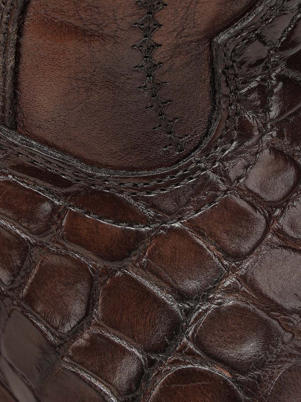 Men's Corral Honey Genuine American Alligator Boots with Inlay & Embroidery & Woven