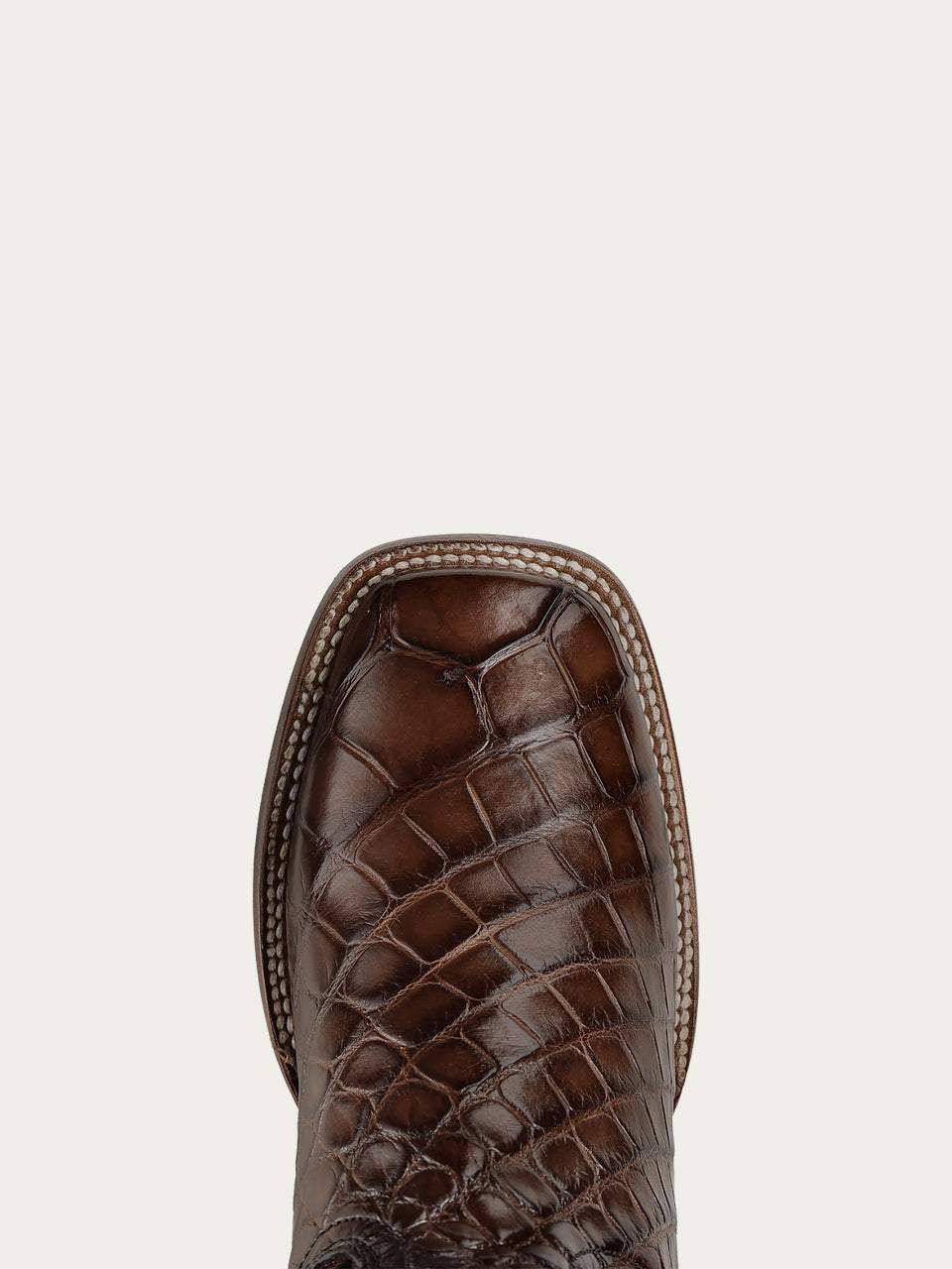 Men's Corral Honey Genuine American Alligator Boots with Embroidery