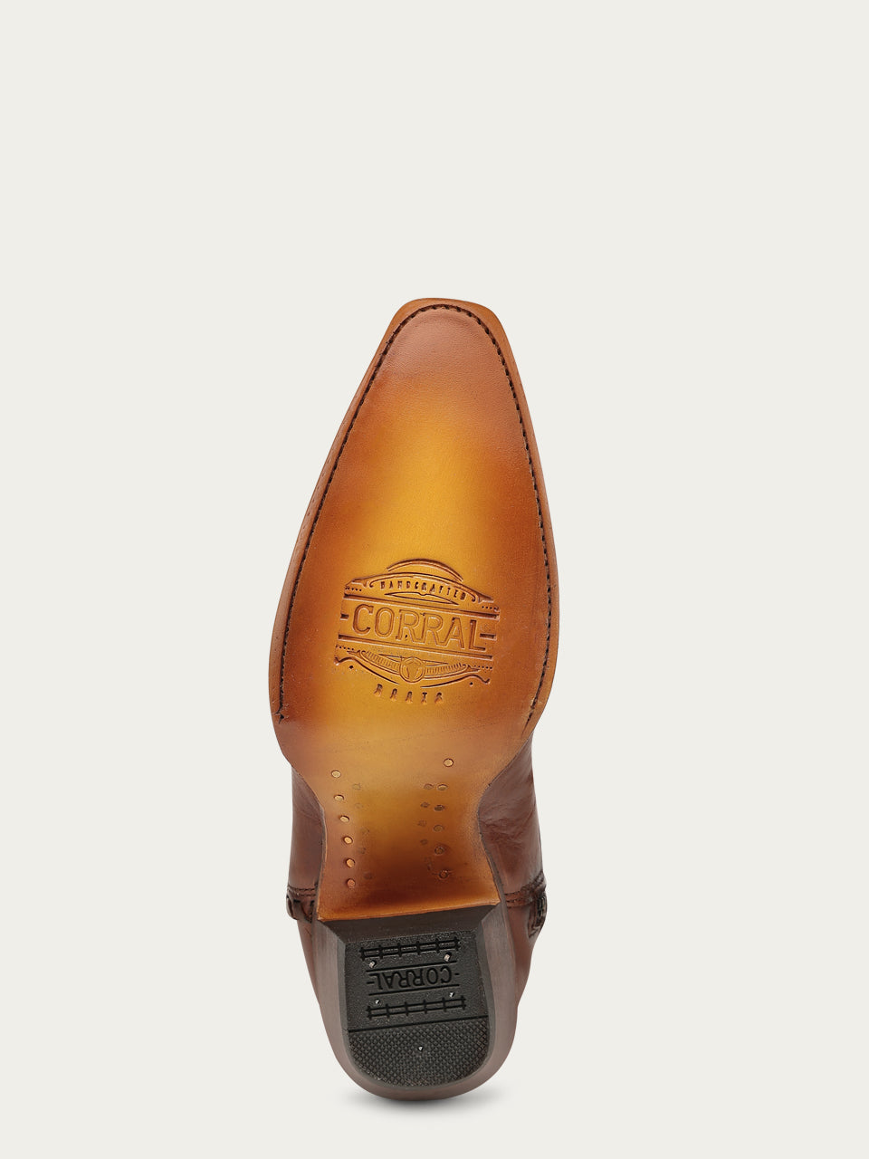 Women's Corral Honey Genuine Leather Boots with Embroidery & Woven & Metallic Welt Tall Top