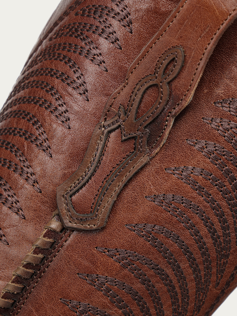 Women's Corral Honey Genuine Leather Boots with Embroidery & Woven & Metallic Welt Tall Top