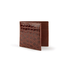 Ferrini Alligator Hipster Wallet Cognac