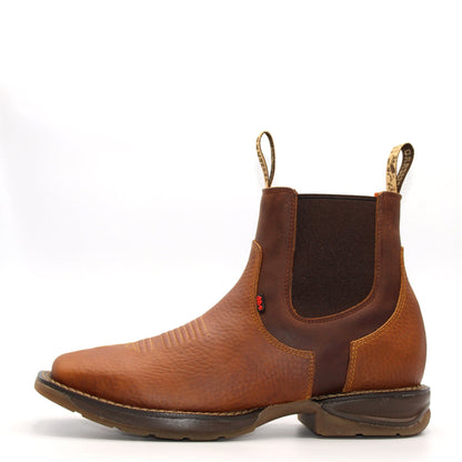 Besserro Stiefeletten, öl- und rutschfest, handgefertigt, echtes Leder, Braun