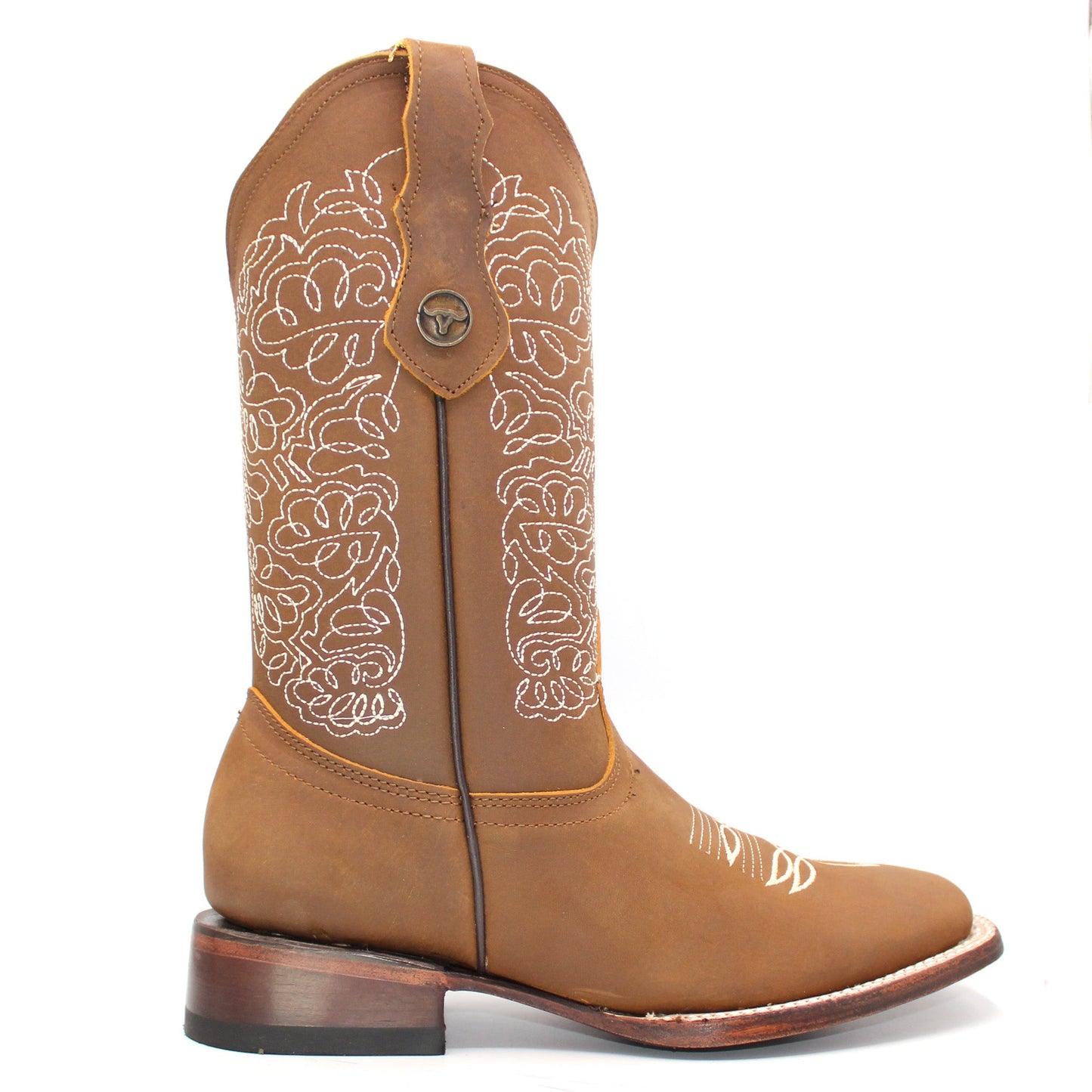 Botas vaqueras de piel Hooch para mujer hechas a mano