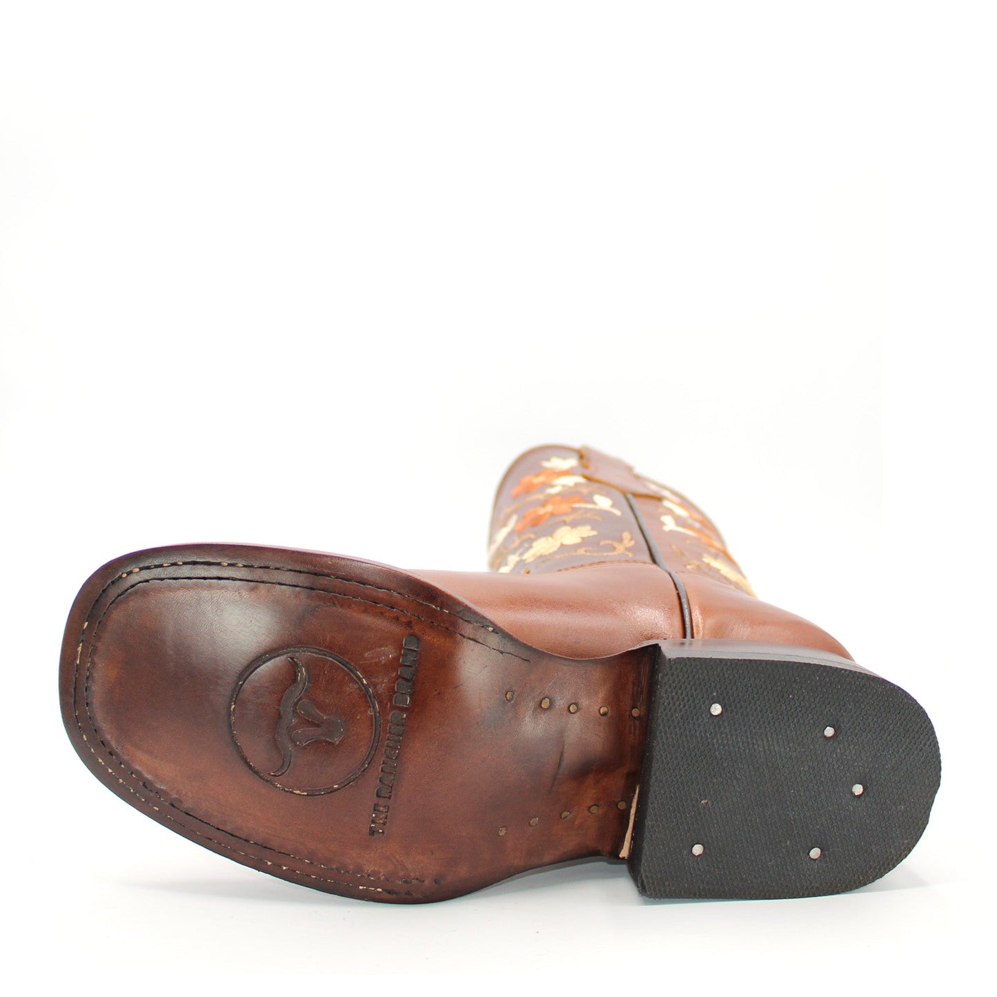 Botas vaqueras de piel Hooch para mujer hechas a mano