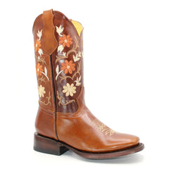 Women's Hooch Leather Western Boots Handmade